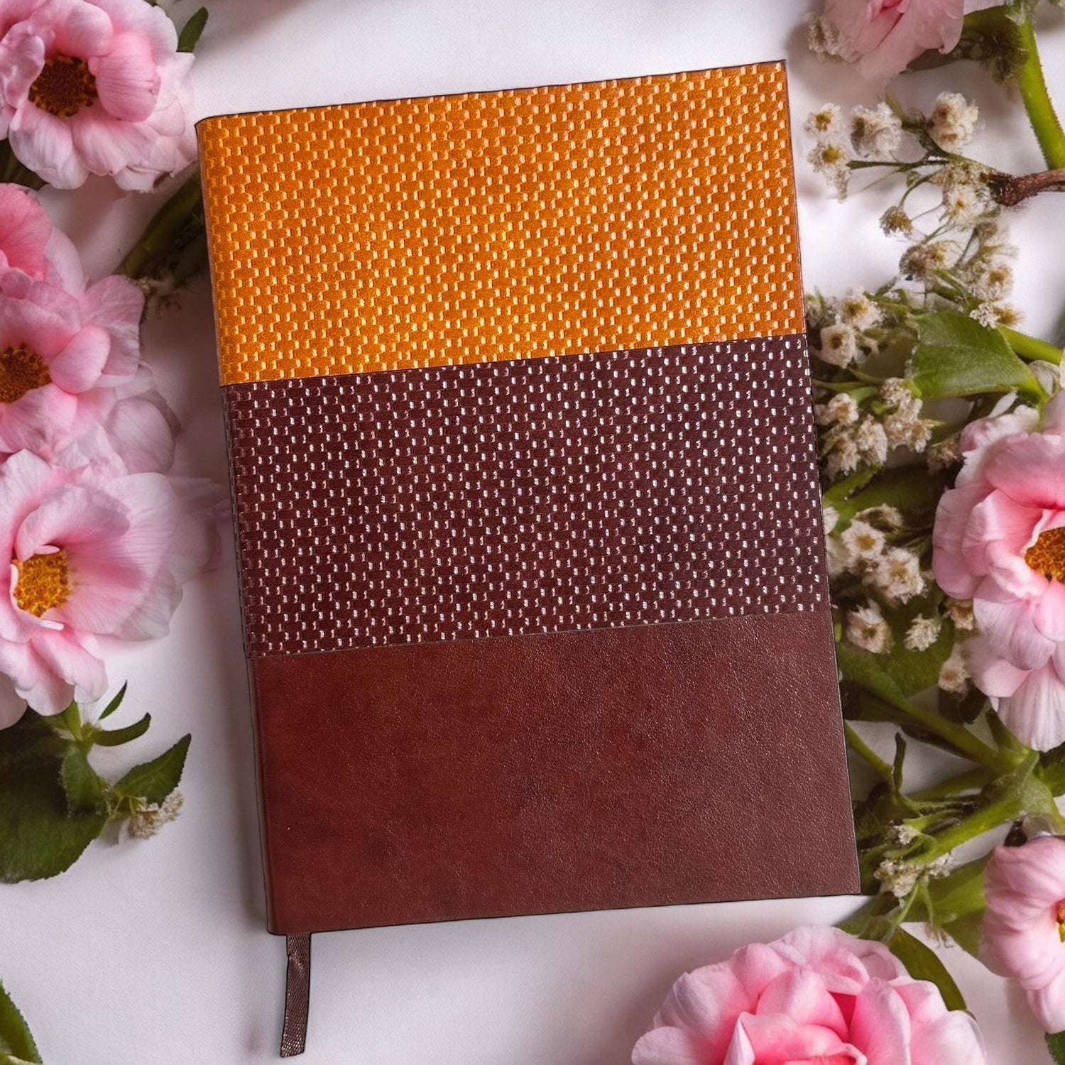 Bricky Brown Tan - A5 Notebook - Karigar Chiriyaa