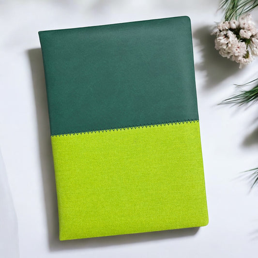 Dual Green - A5 Notebook - Karigar Chiriyaa