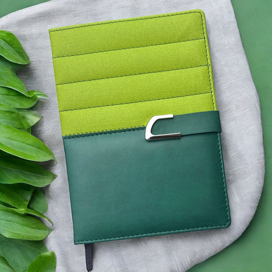 Dual Green Premium - A5 Notebook - Karigar Chiriyaa