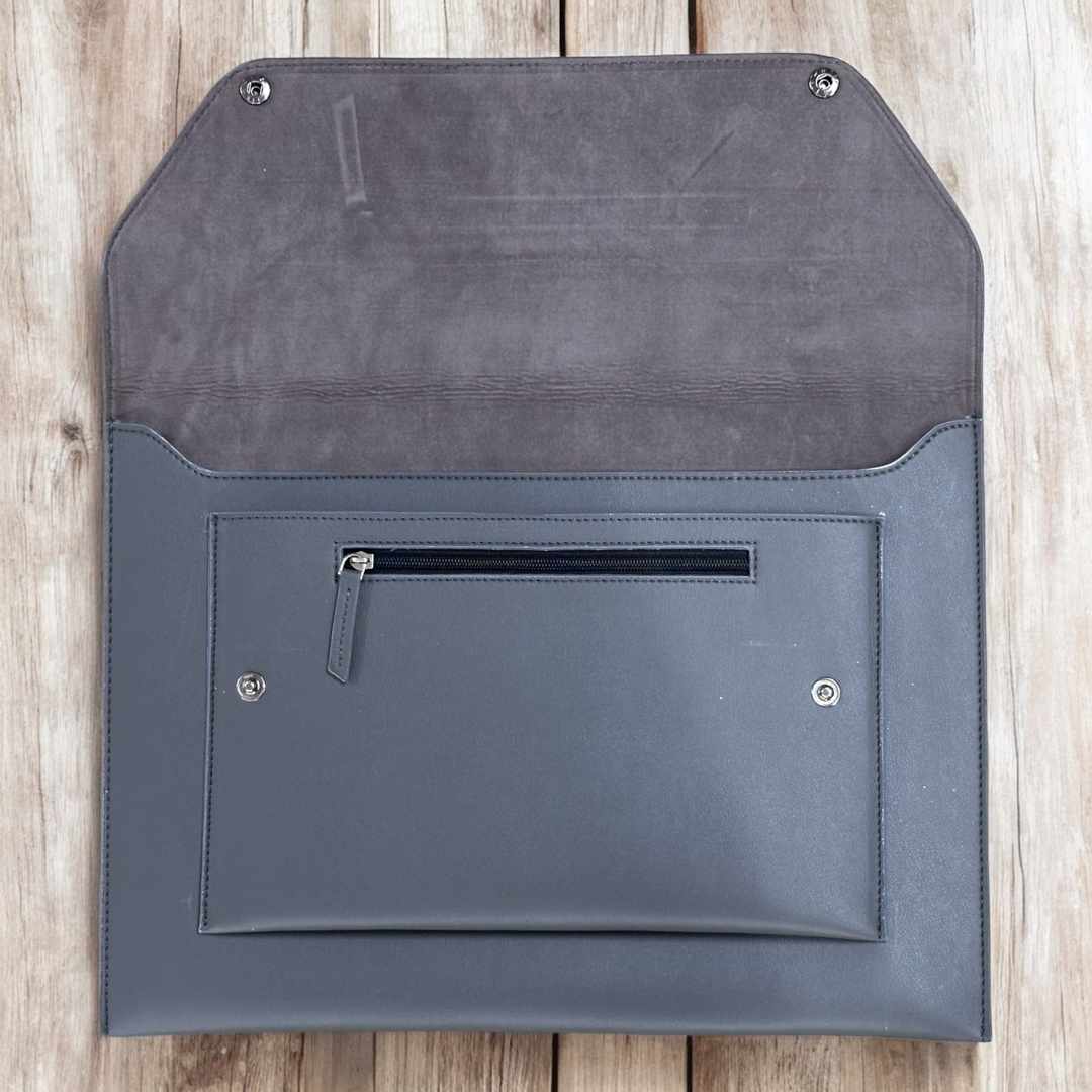 Grey Laptop Sleeve - Karigar Chiriyaa