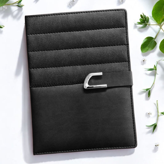 Dual Black Premium - A5 Notebook - Karigar Chiriyaa